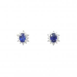 PT900 サファイヤ ピアス 0.60CT