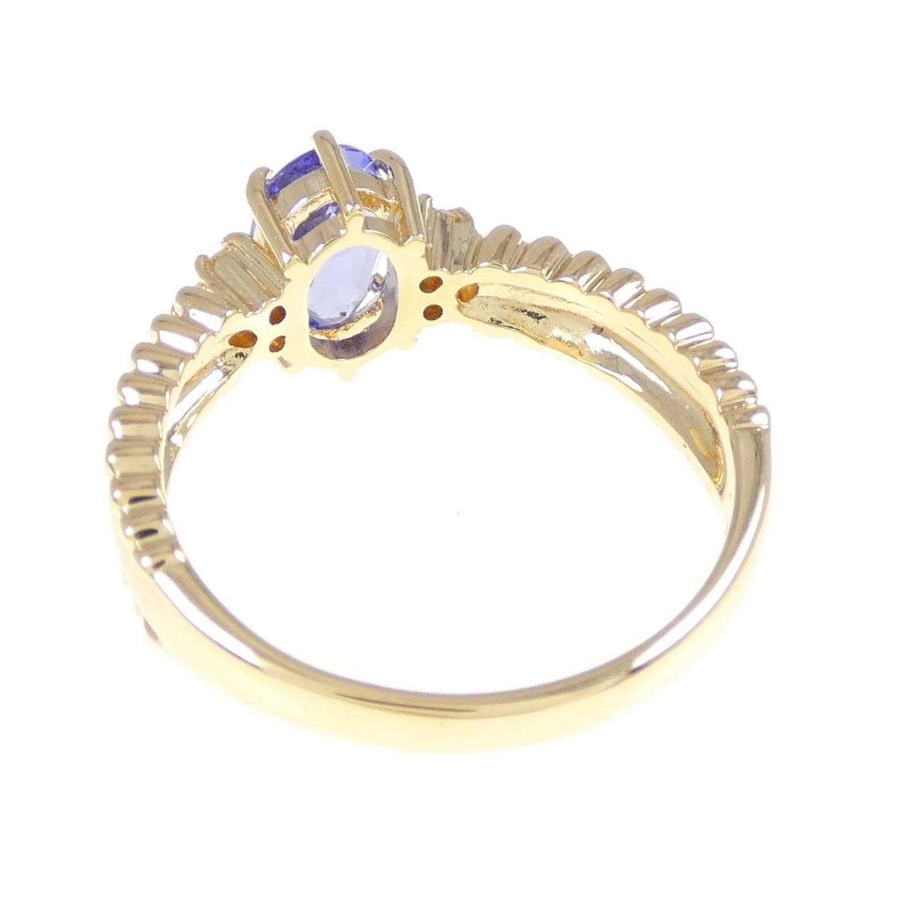 K18YG タンザナイト リング 0.85CT