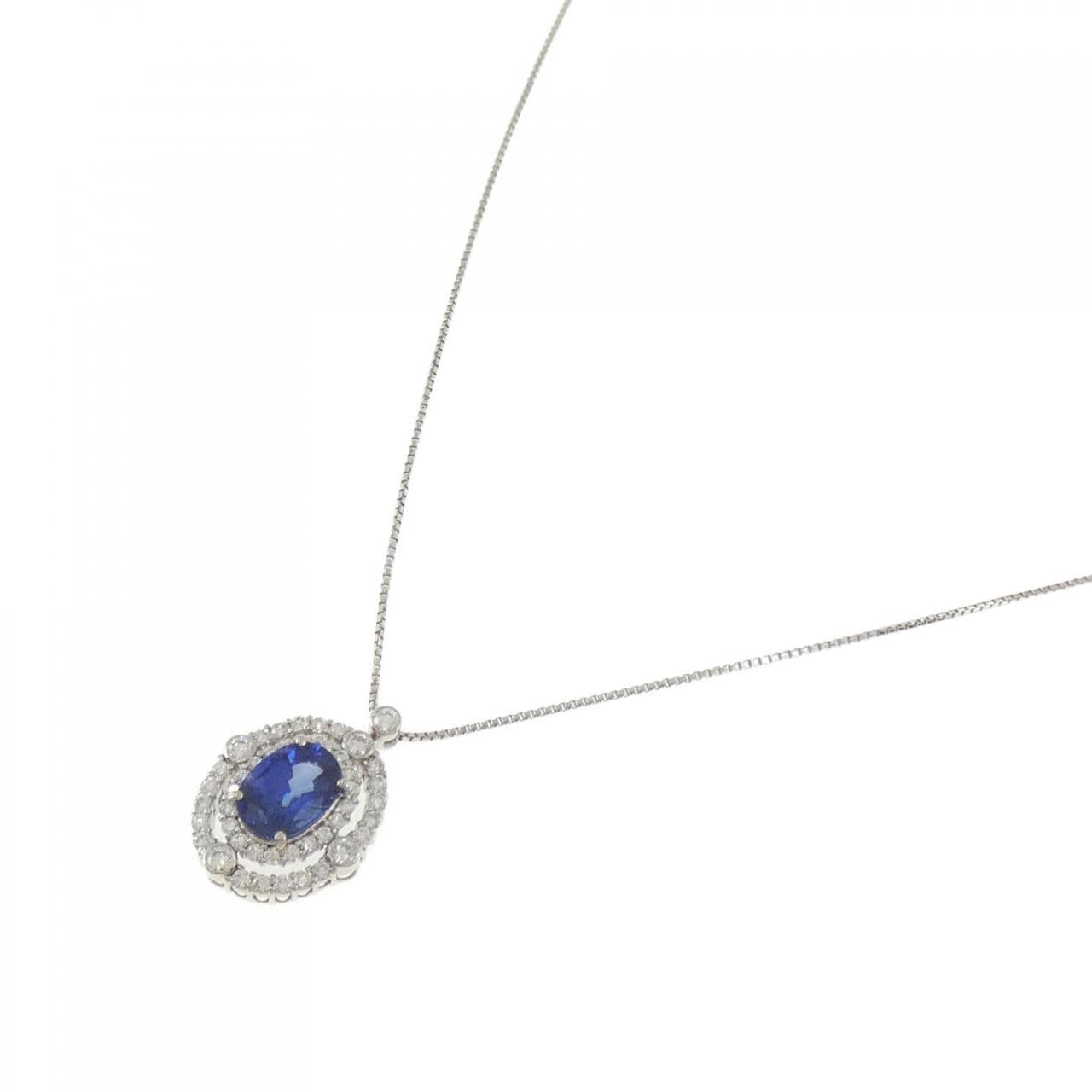 PT900/PT850 サファイヤ ネックレス 3.034CT