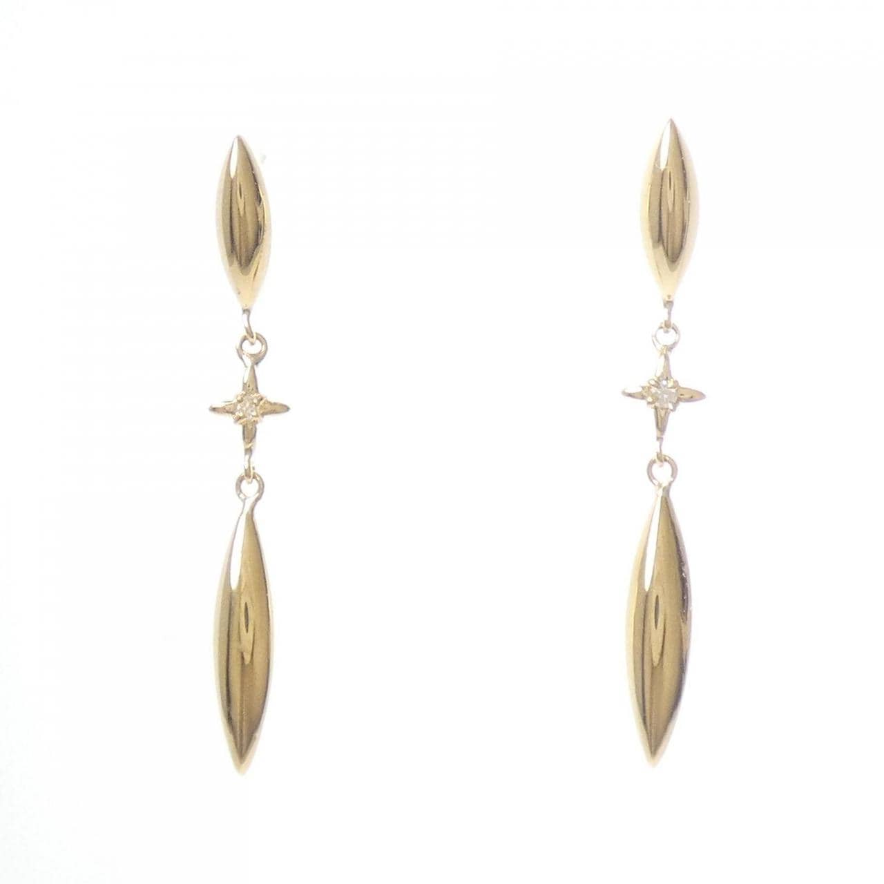 K18YG ダイヤモンド ピアス