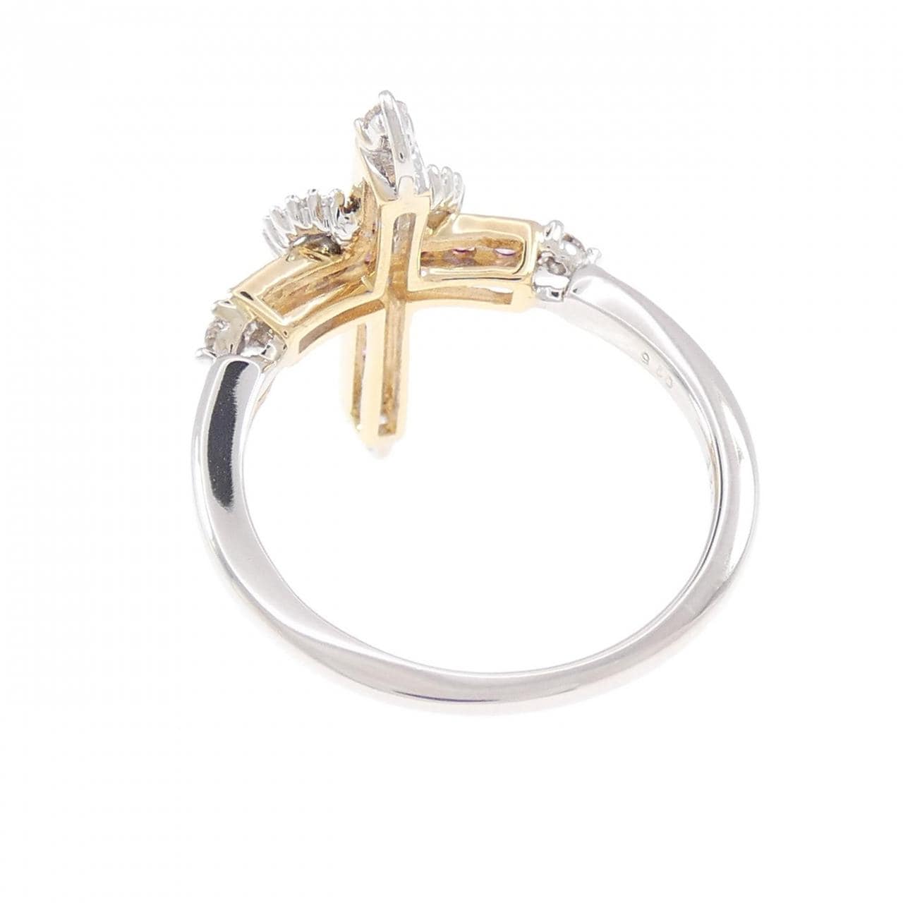 K18YG/K18WG サファイヤ リング 0.25CT