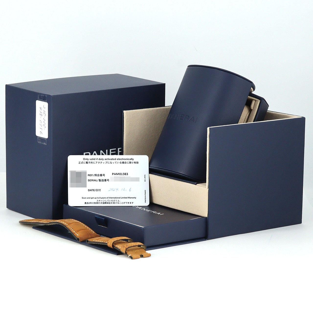 【ノーメンテナンス還元価格】パネライ ラジオミールオフィチーネ PAM01383 SS 手巻