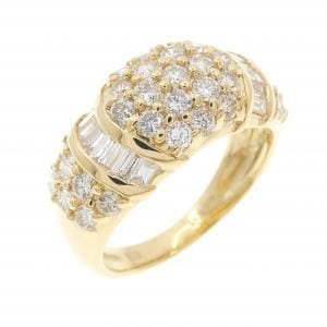 K18YG ダイヤモンド リング 1.50CT