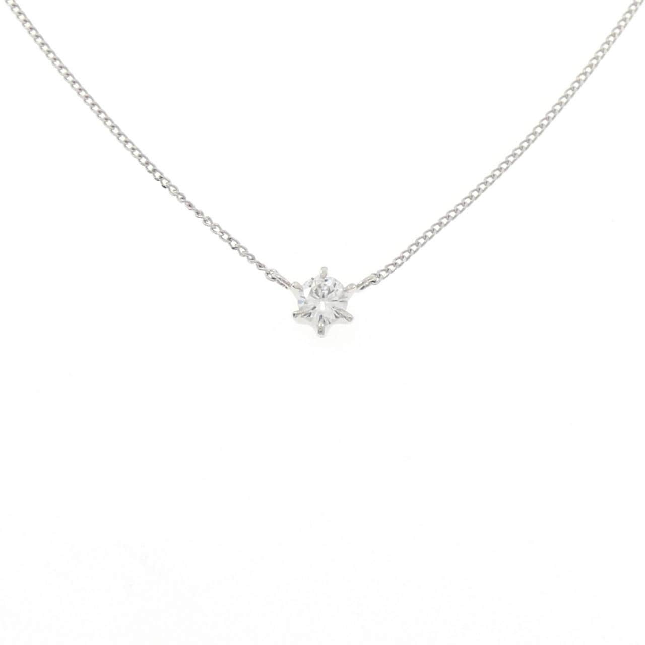 PT850 ソリティア ダイヤモンド ネックレス 0.22CT