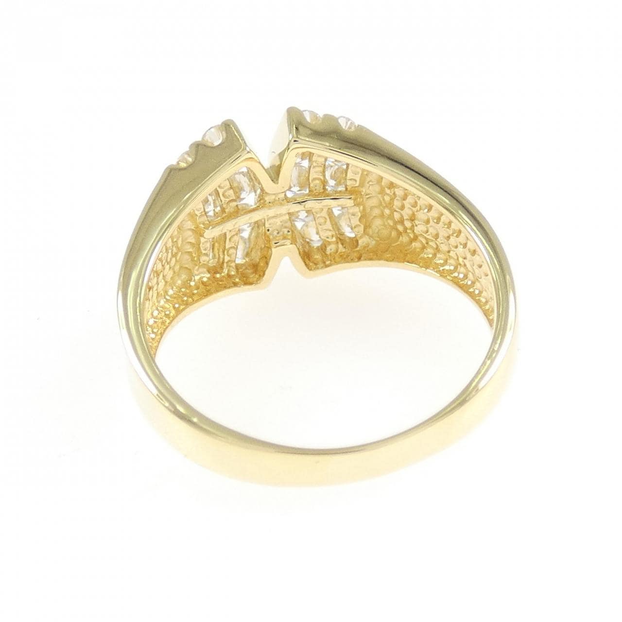 K18YG ダイヤモンド リング 0.38CT