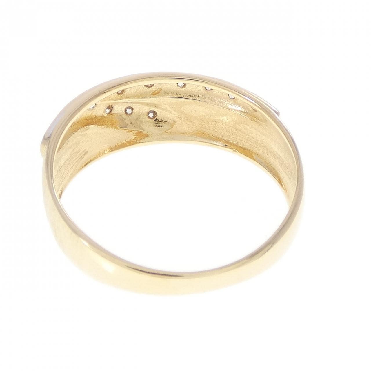 K18YG/K18WG ダイヤモンド リング 0.09CT