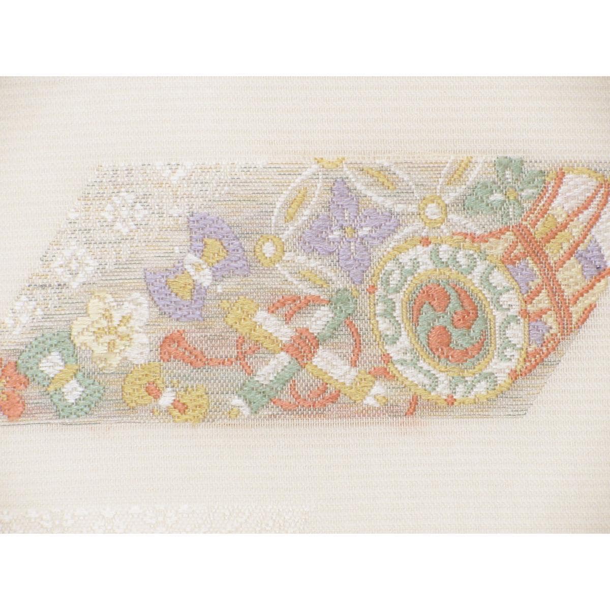 夏名古屋帯　絽織