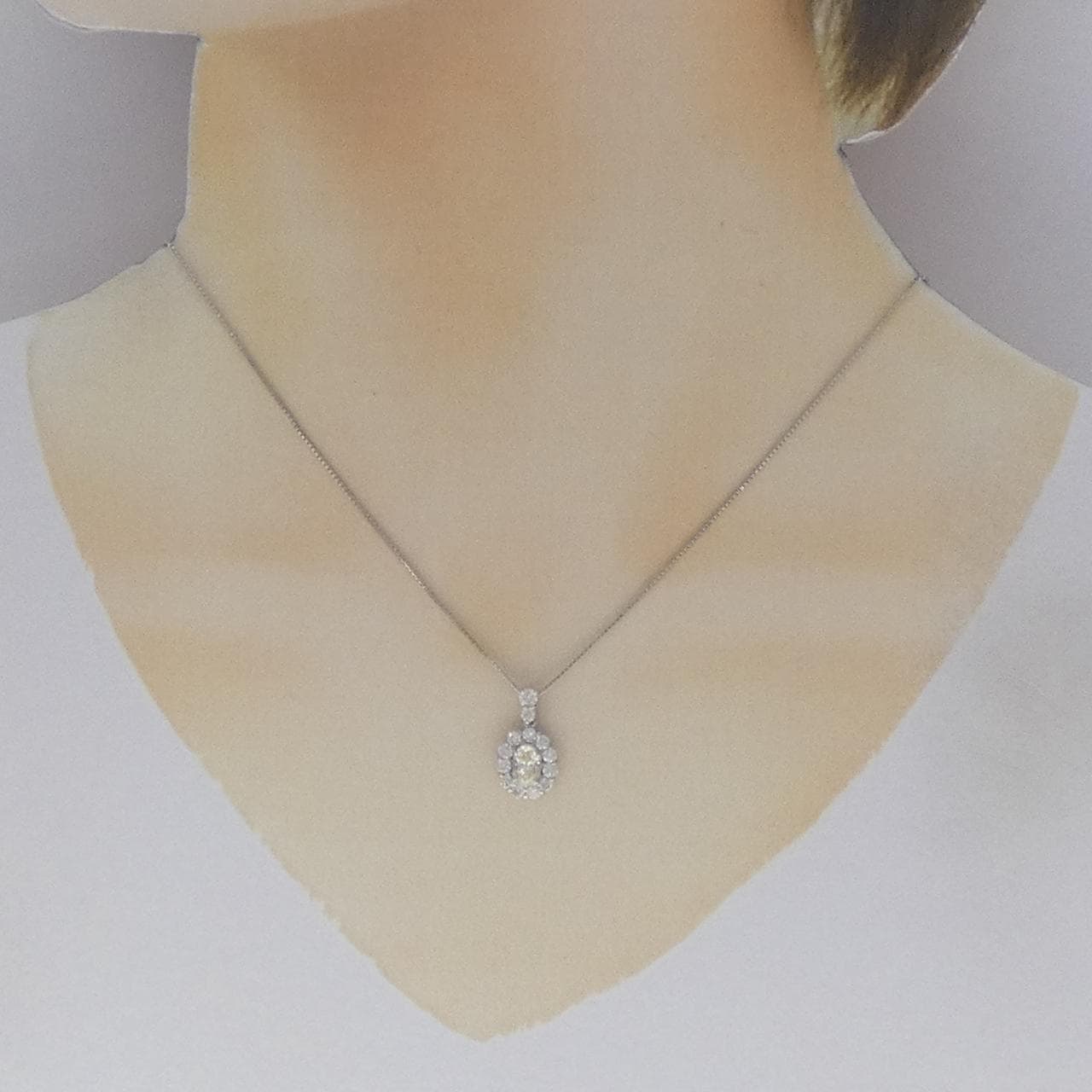 PT900/PT850 ダイヤモンド ネックレス 0.601CT