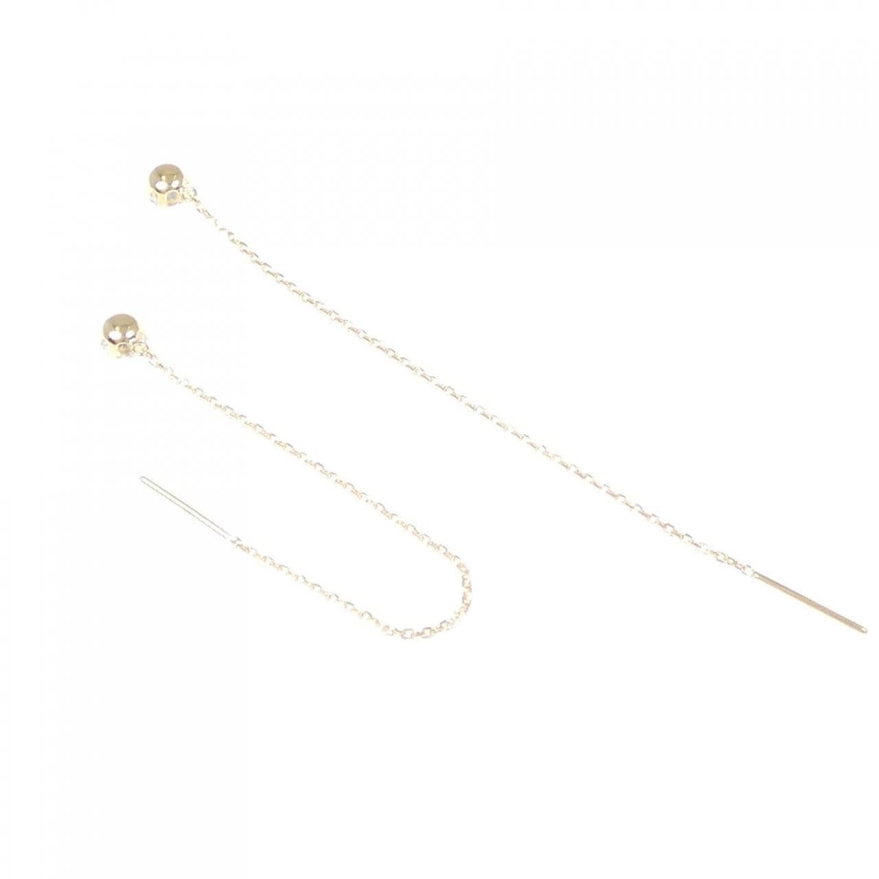 K18YG キュービック ピアス