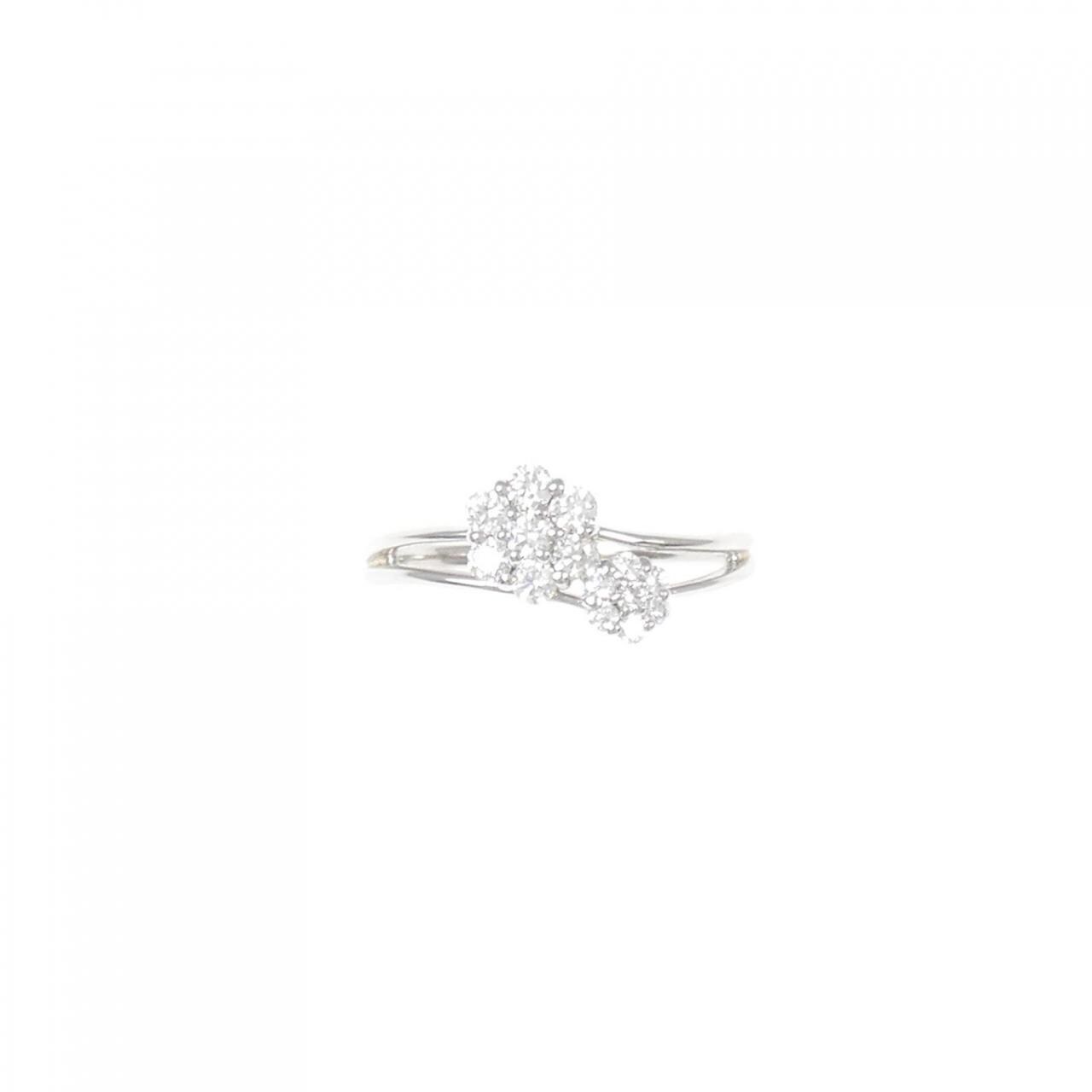 PT フラワー ダイヤモンド リング 0.29CT