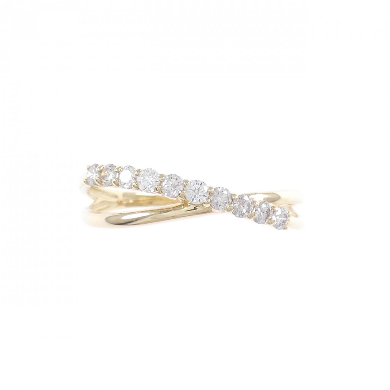 【新品】K18YG ダイヤモンド リング 0.20CT