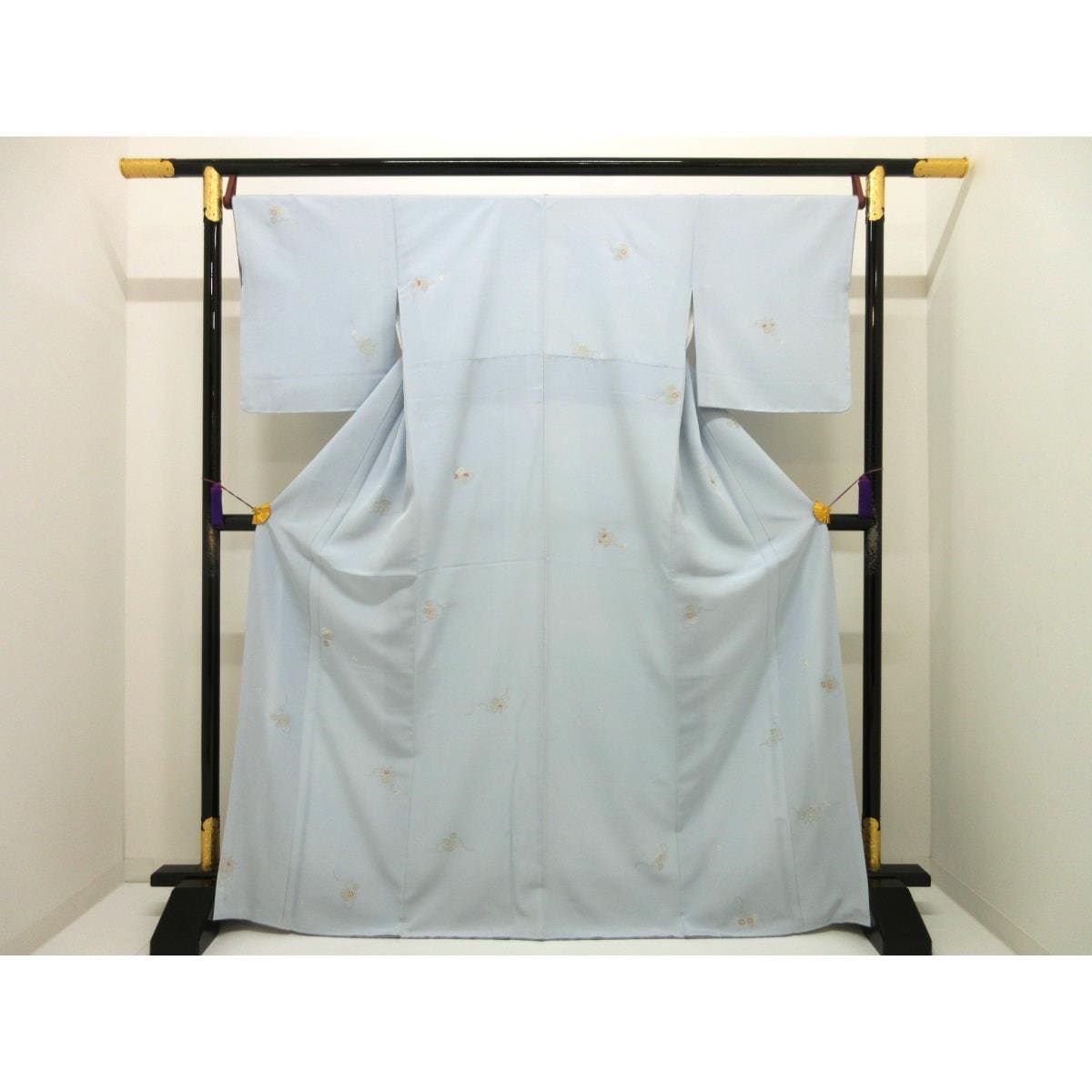 小紋　友禅金彩加工