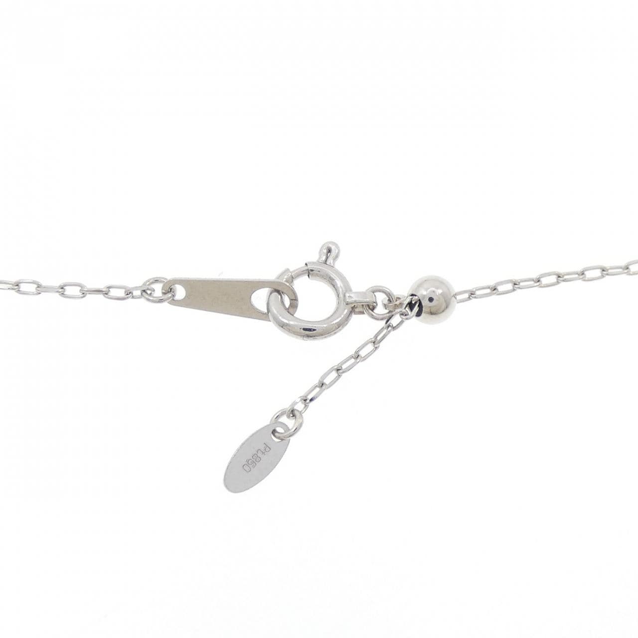 PT900/PT850 ハート ダイヤモンド ネックレス 0.60CT