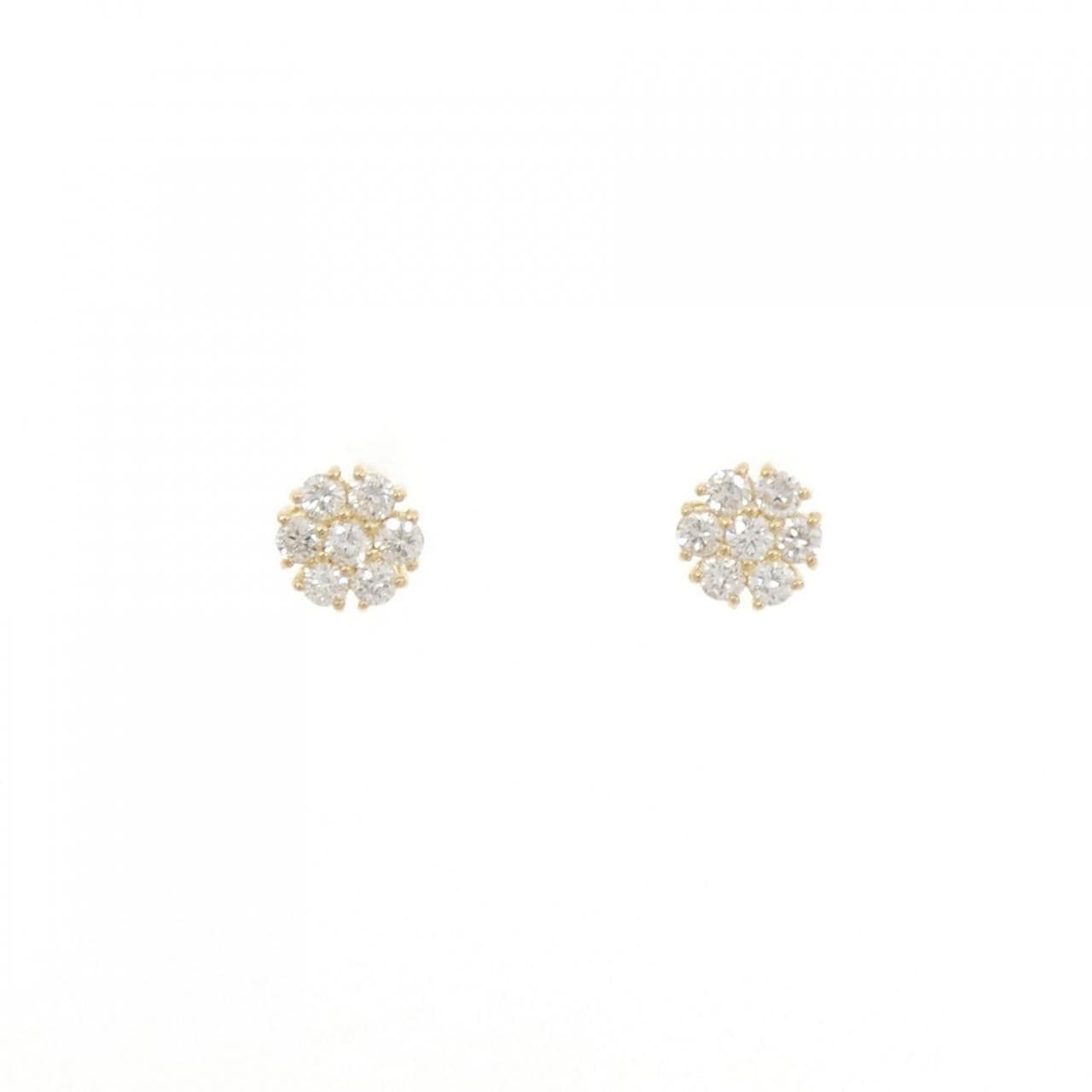 【リメイク】K18YG ダイヤモンド ピアス 0.30CT