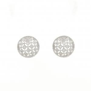 K18WG ダイヤモンド ピアス 0.21CT