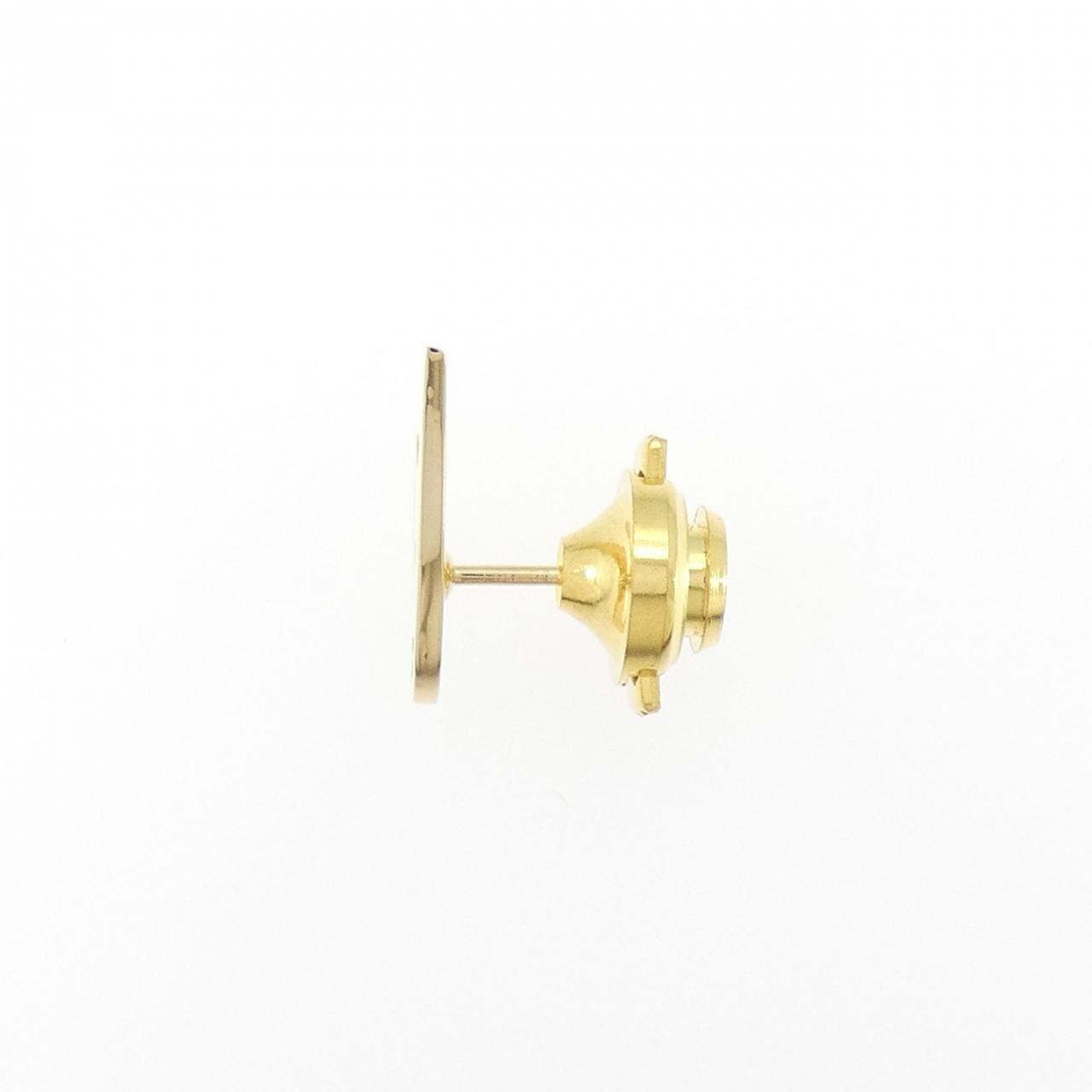K18YG Initial Y Brooch