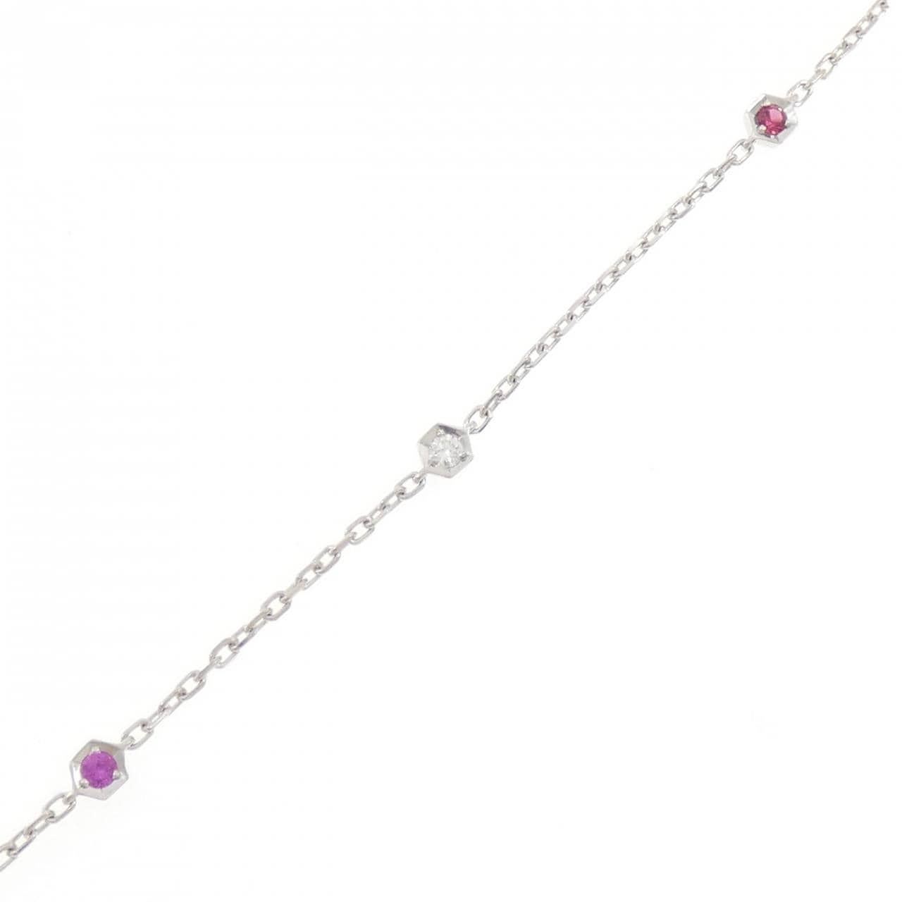 ショーメ カラーストーン ネックレス