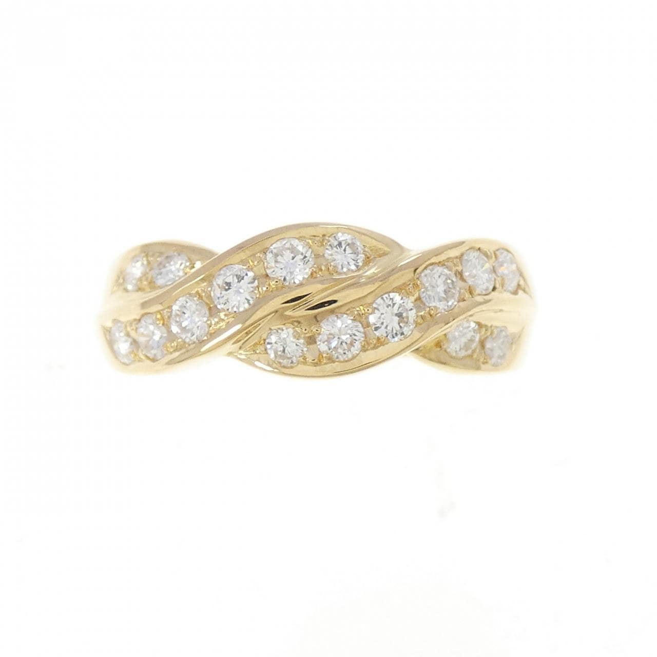 750YG ダイヤモンド リング