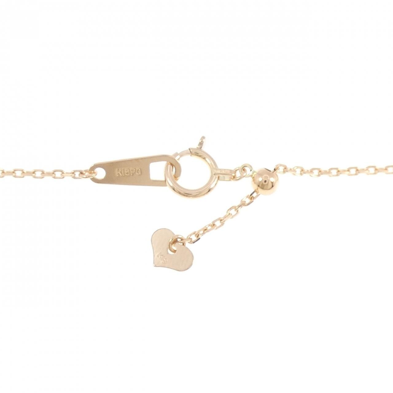 K18PG/K18YG サファイヤ ネックレス 0.50CT