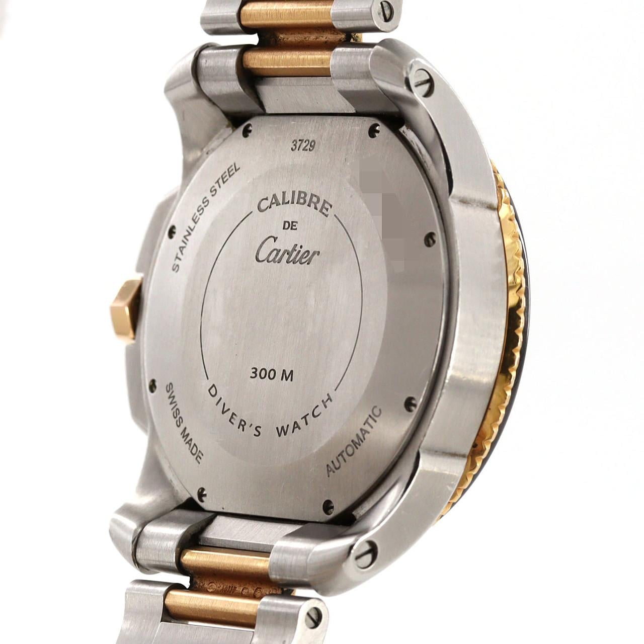 【ノーメンテナンス還元価格】カルティエ カリブル･ドゥ･カルティエダイバー PGコンビ W7100054 SSxPG 自動巻