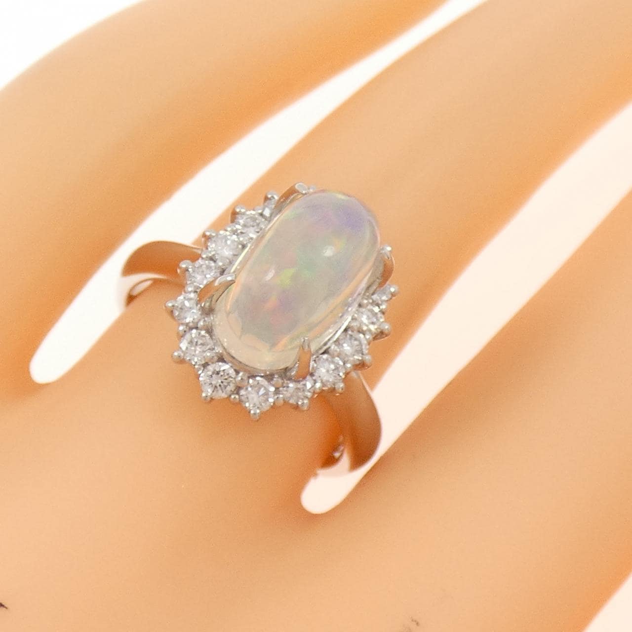 PT900 オパール リング 3.29CT