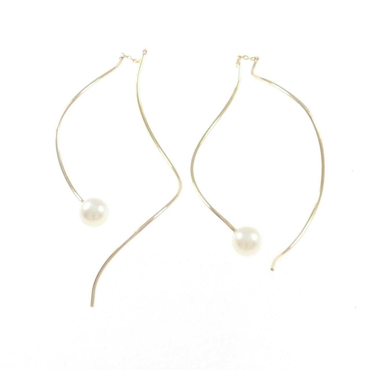 Tasaki Akoya pearl earrings 5.6mm