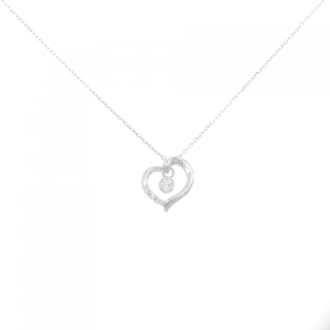 4゜C heart Diamond necklace