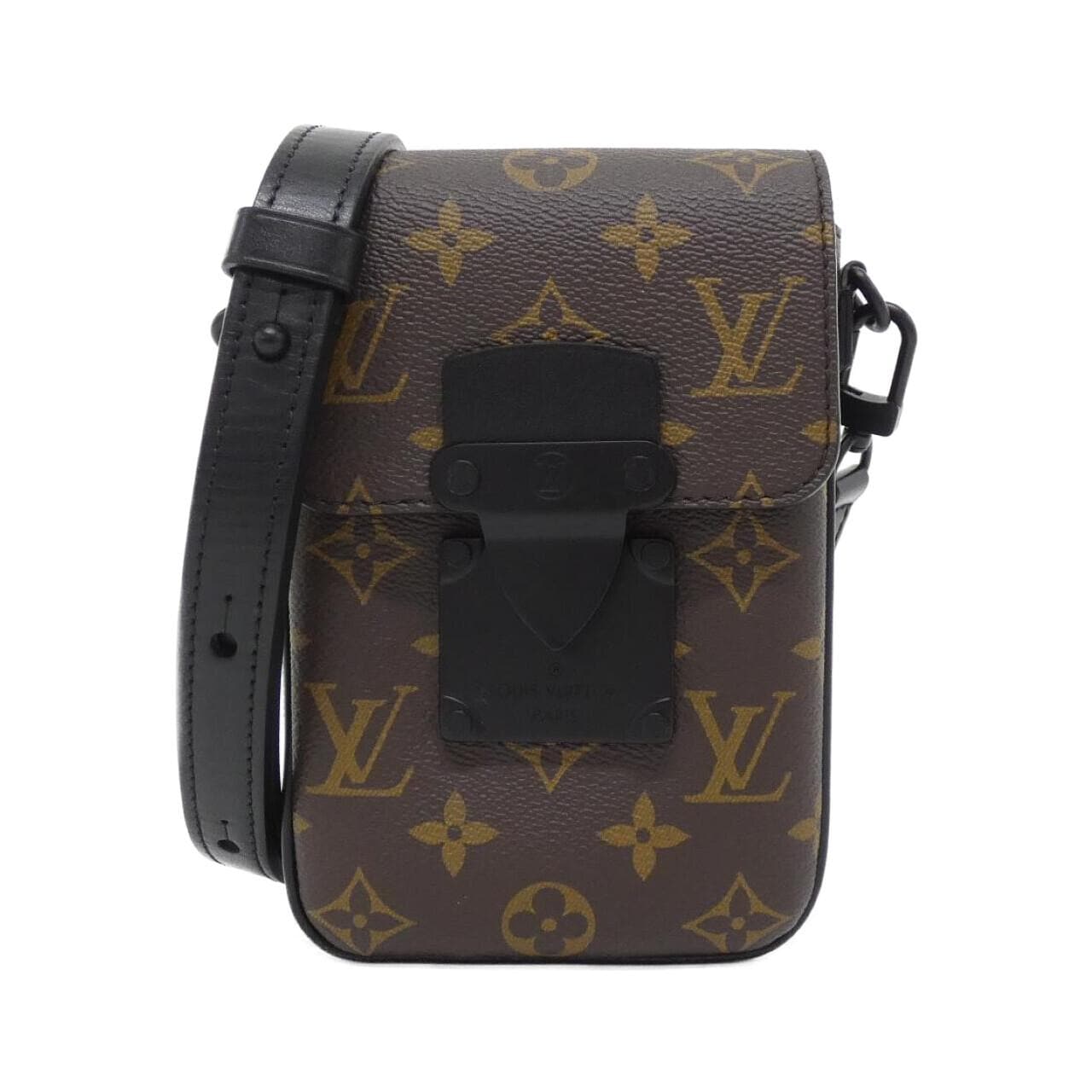 LOUIS VUITTON Monogram Macassar S Rock竖版可穿戴钱包 M81522 单肩包