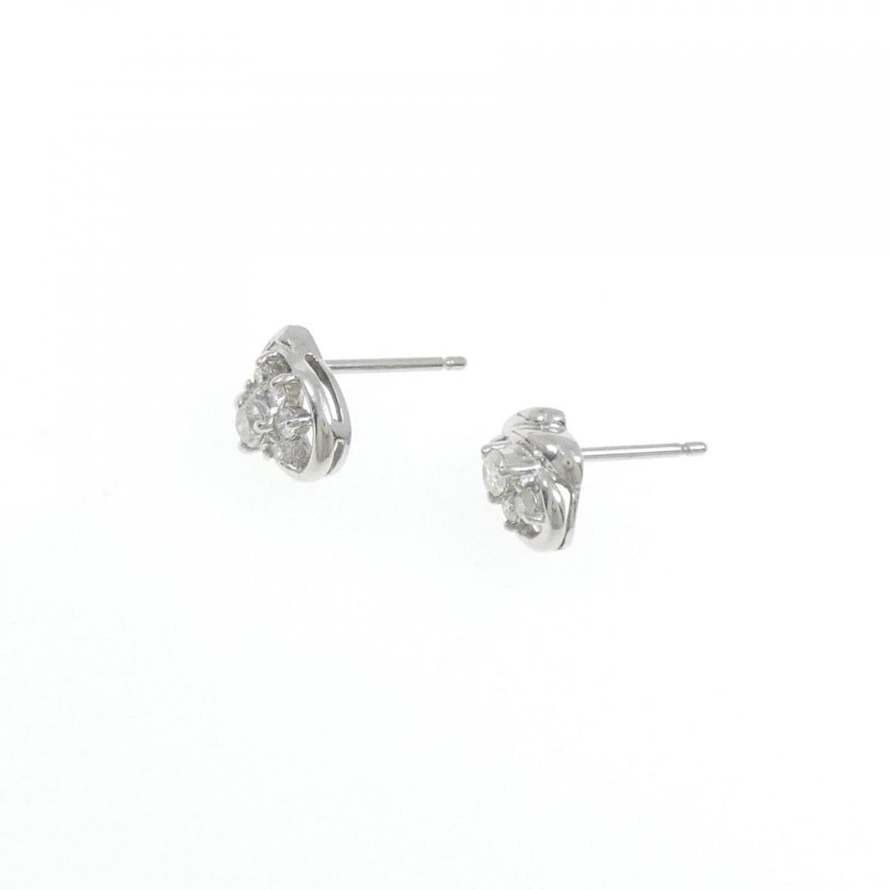PT ダイヤモンド ピアス 0.24CT