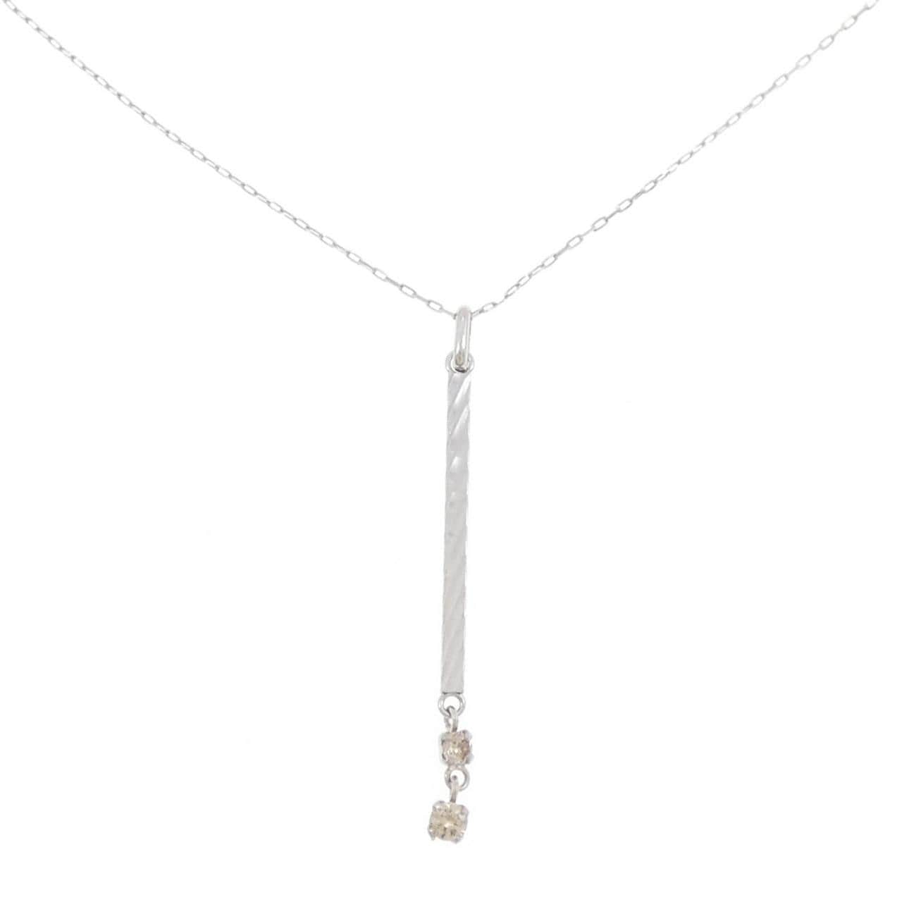 PT900 ダイヤモンド ネックレス