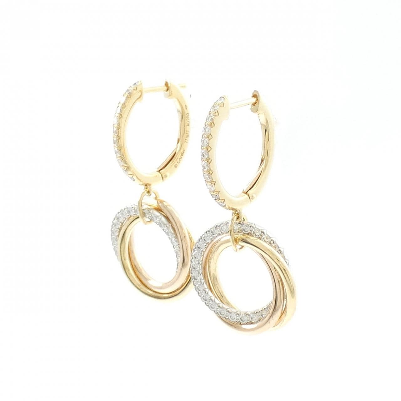 Cartier Trinity耳環