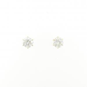 【新品】K18YG ダイヤモンド ピアス 0.530CT 0.522CT G SI1 Good