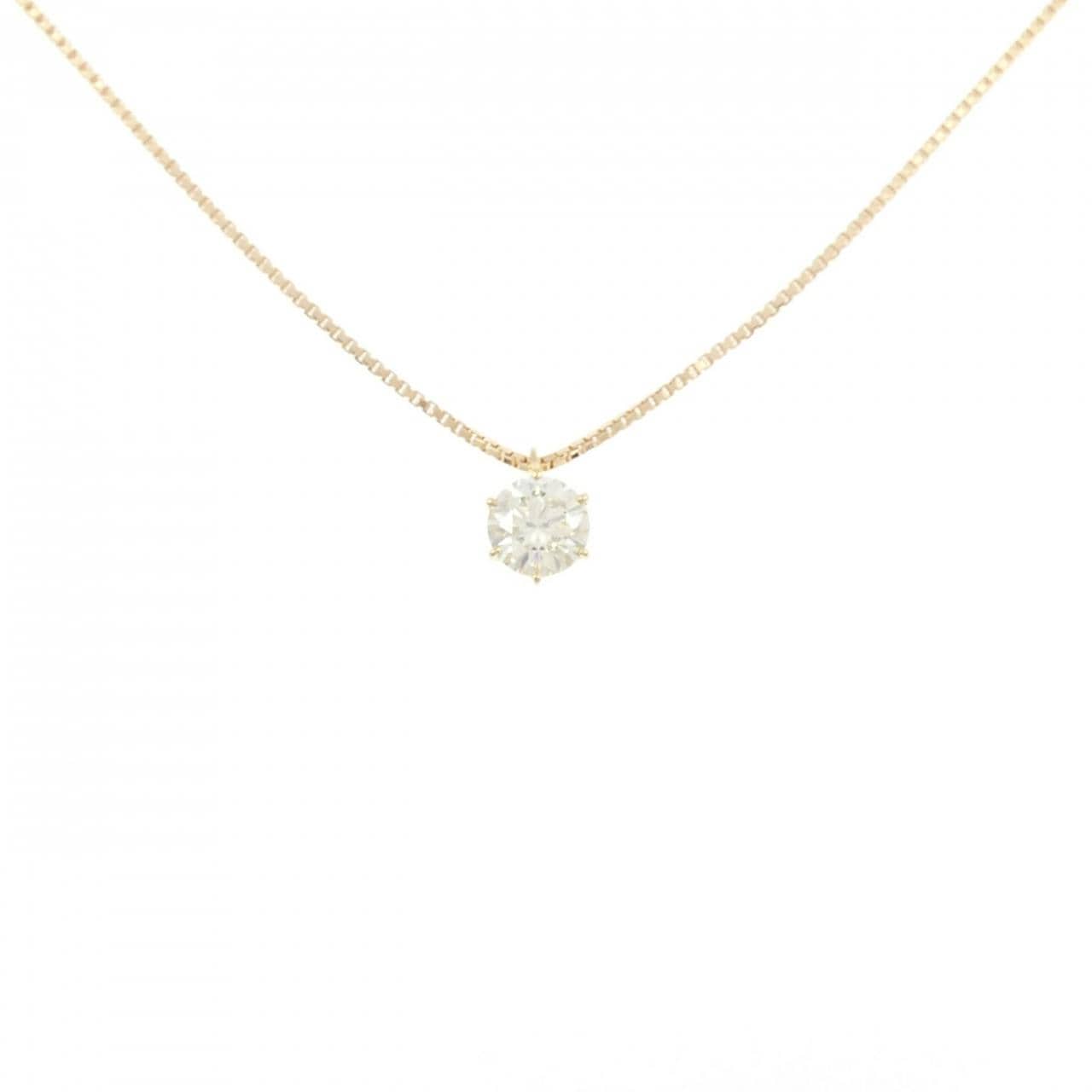 K18YG ダイヤモンド ネックレス 1.018CT VLY IF 3EXT H&C