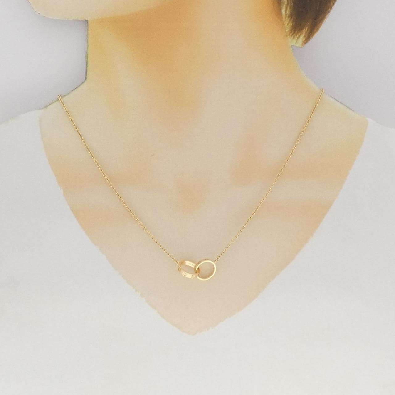 カルティエ ベビーラブ ネックレス