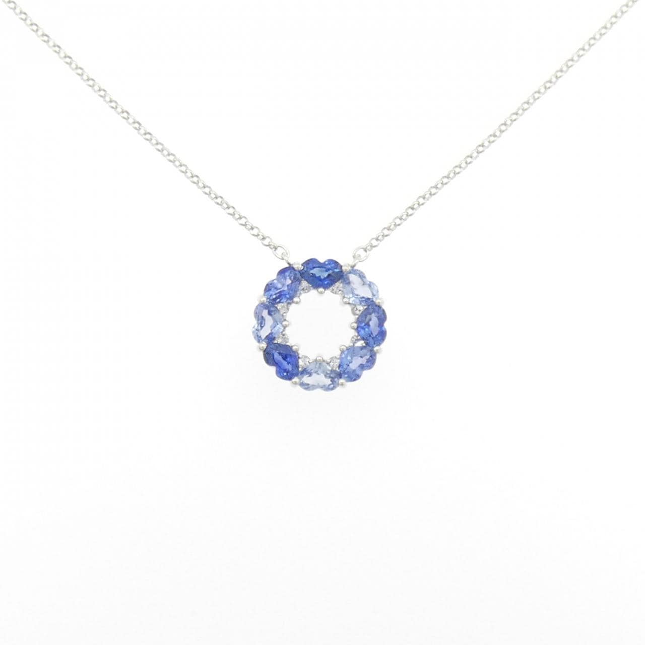 スタージュエリー ハート サファイヤ ネックレス