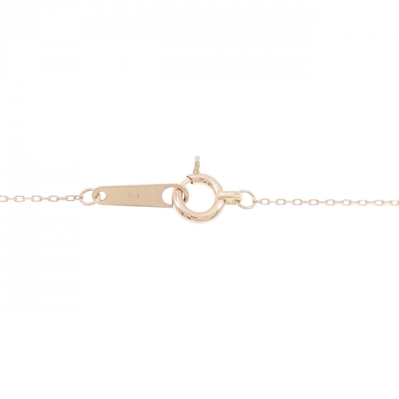 K10PG ハート ガーネット ネックレス