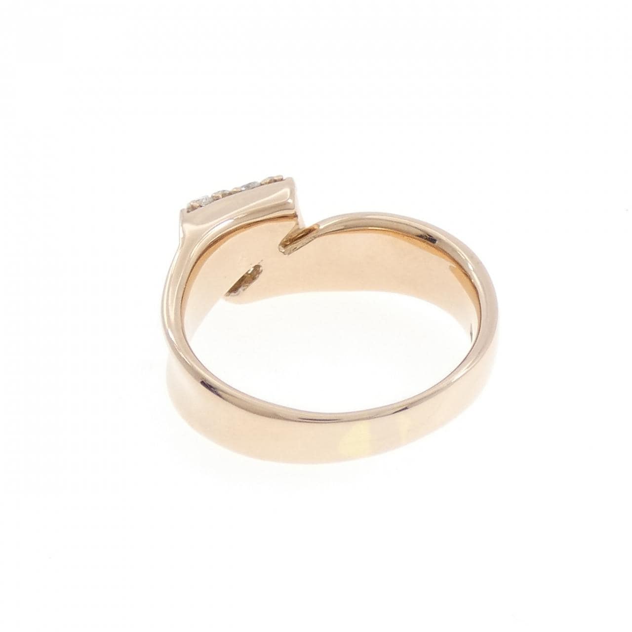 K18PG ダイヤモンド リング 0.40CT