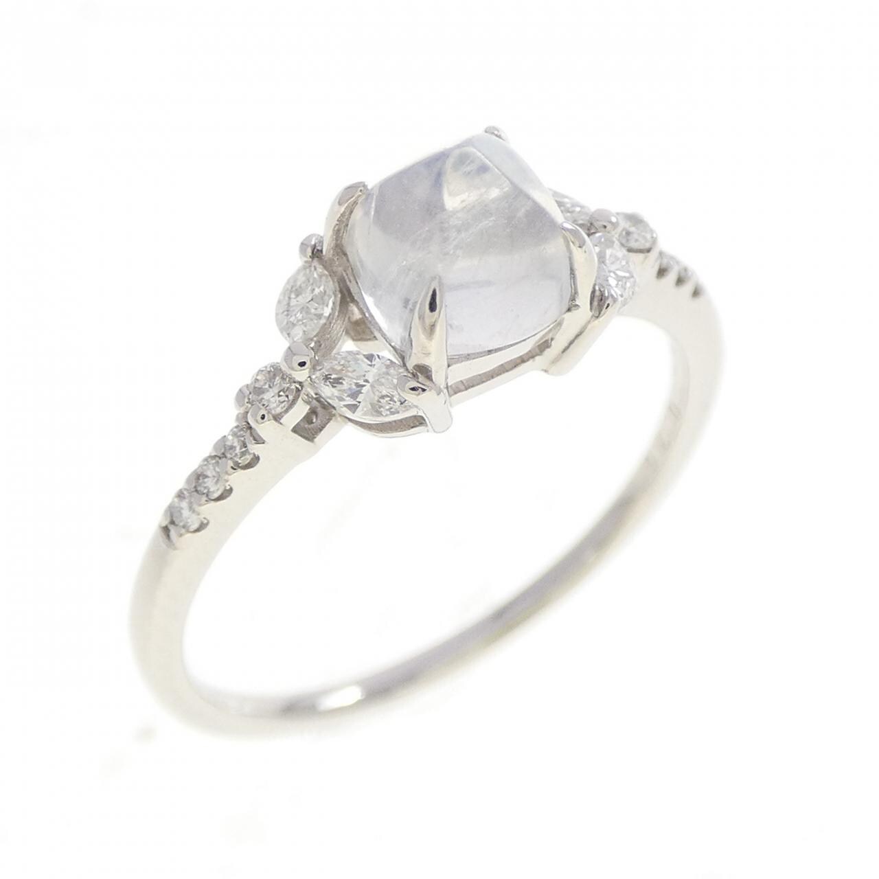 PT900 ムーンストーン リング 0.76CT