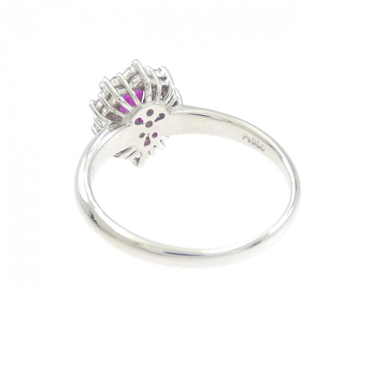 PT900 ルビー リング 0.53CT