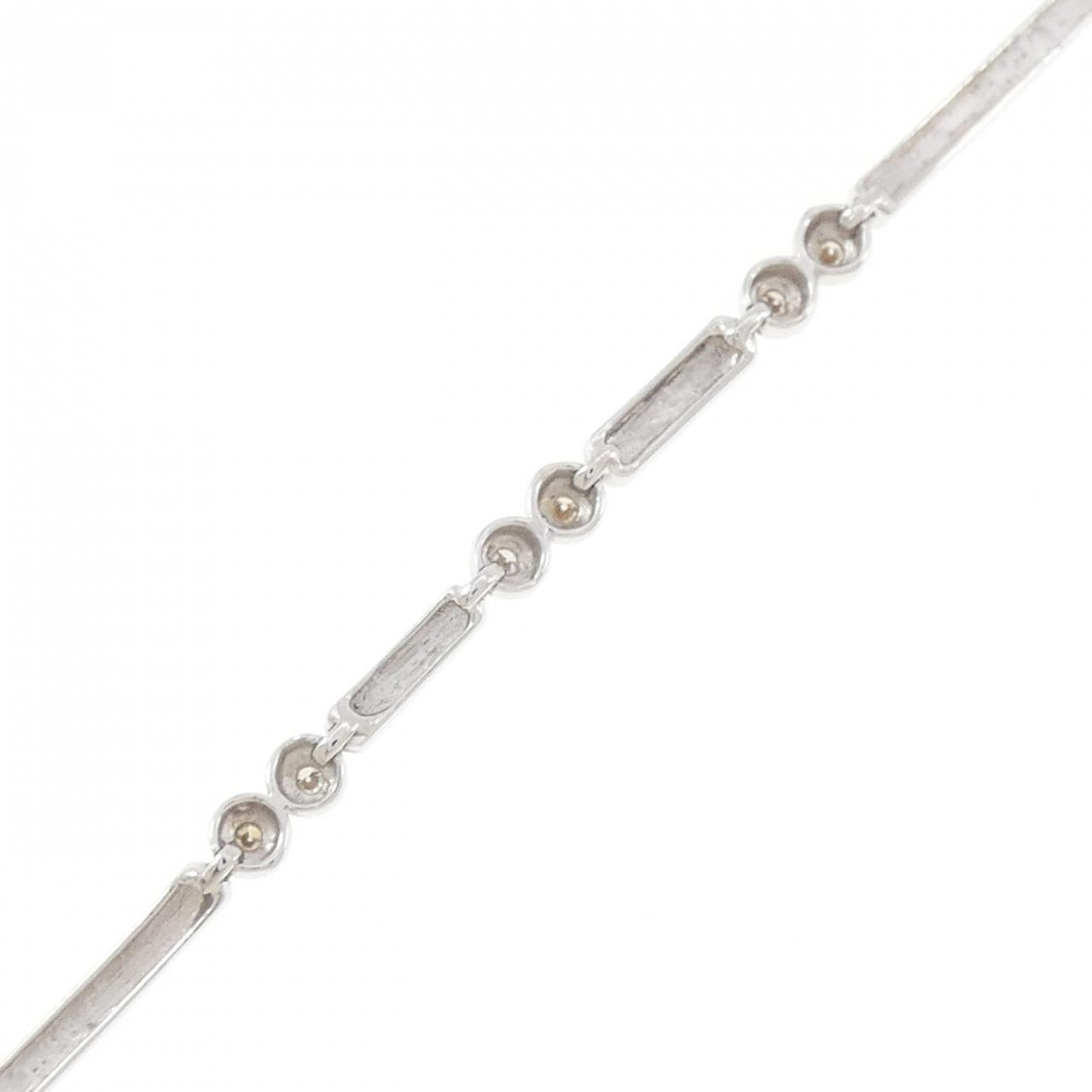 K18WG ダイヤモンド ブレスレット 0.25CT