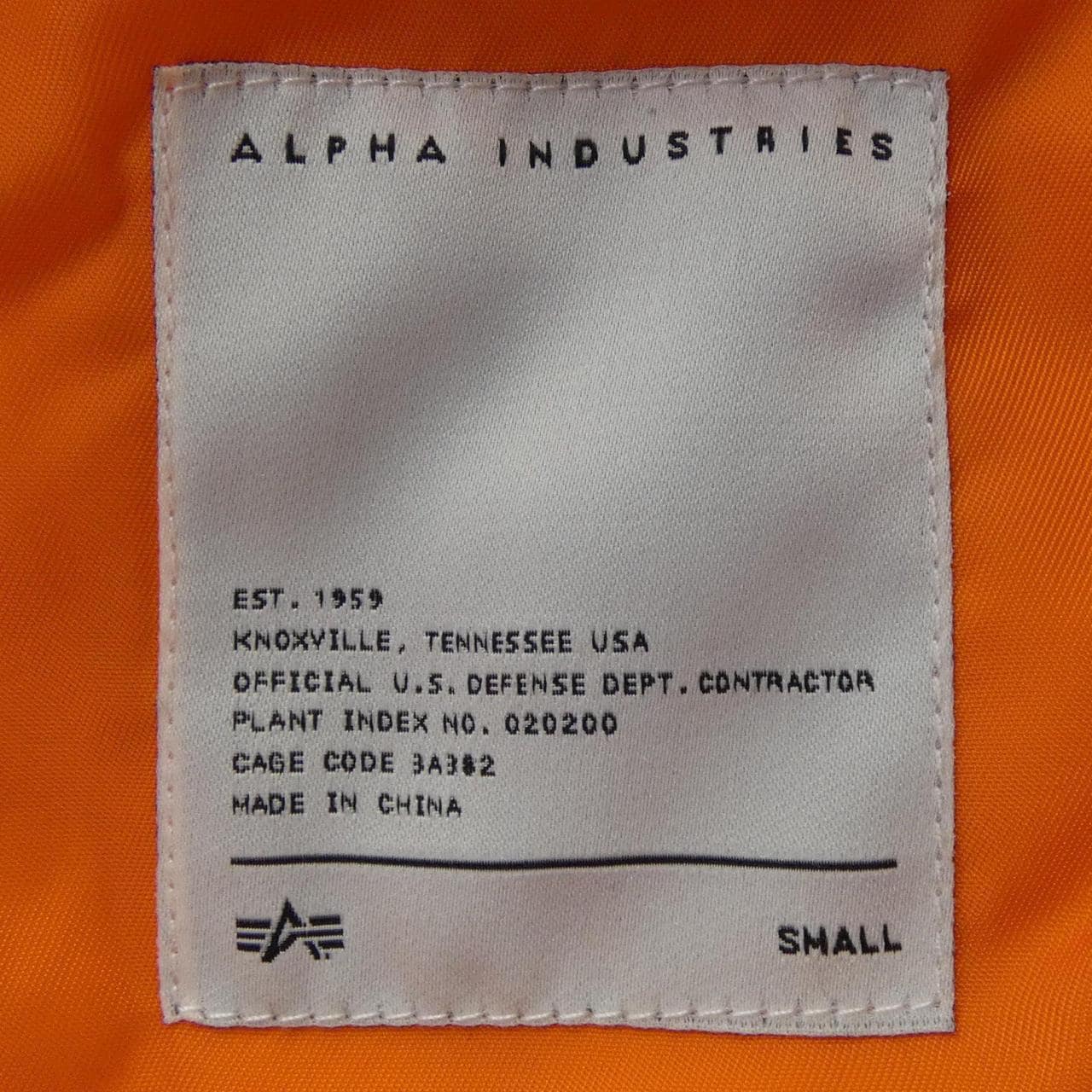 ALPHA INDUSTAIES TA7220-001 コート