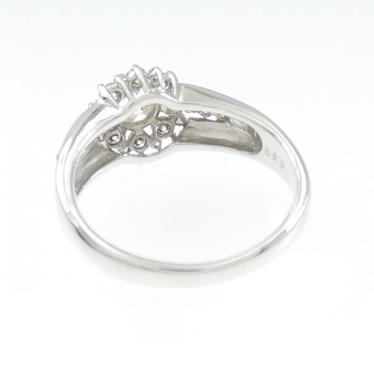 K18WG ダイヤモンド リング 0.50CT