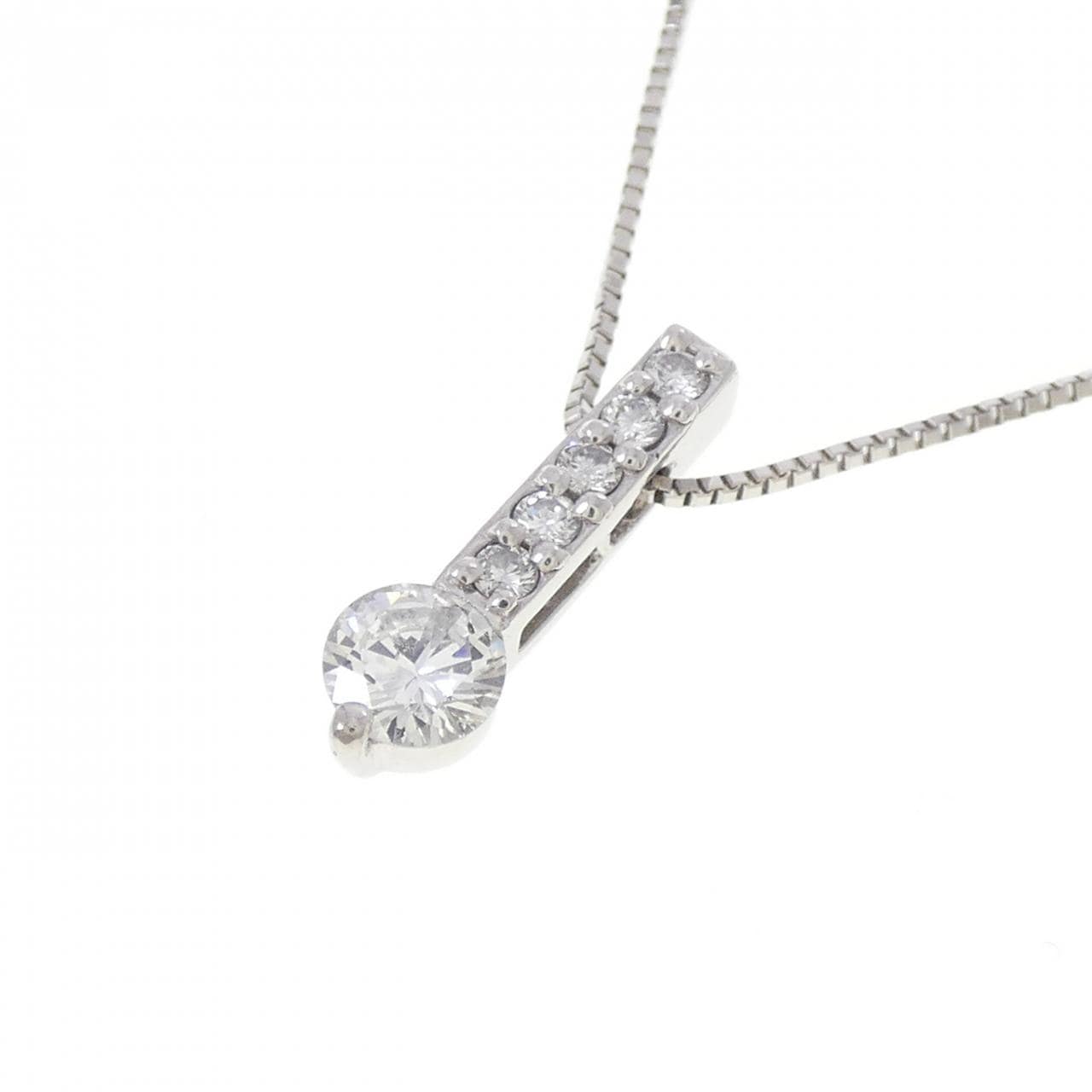 PT900/PT850 ダイヤモンド ネックレス 0.30CT