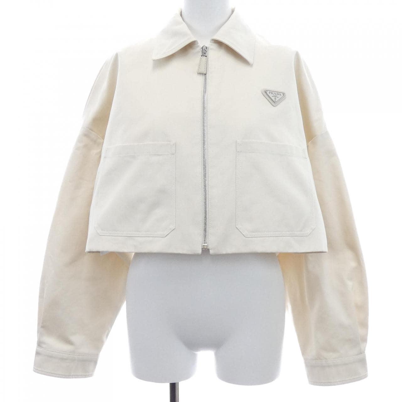 プラダ PRADA キャメルヘアブルゾンジャケット トライアングルロゴ P536O SOOO 10YP ジャケット