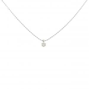 PT850 ソリティア ダイヤモンド ネックレス 0.1CT