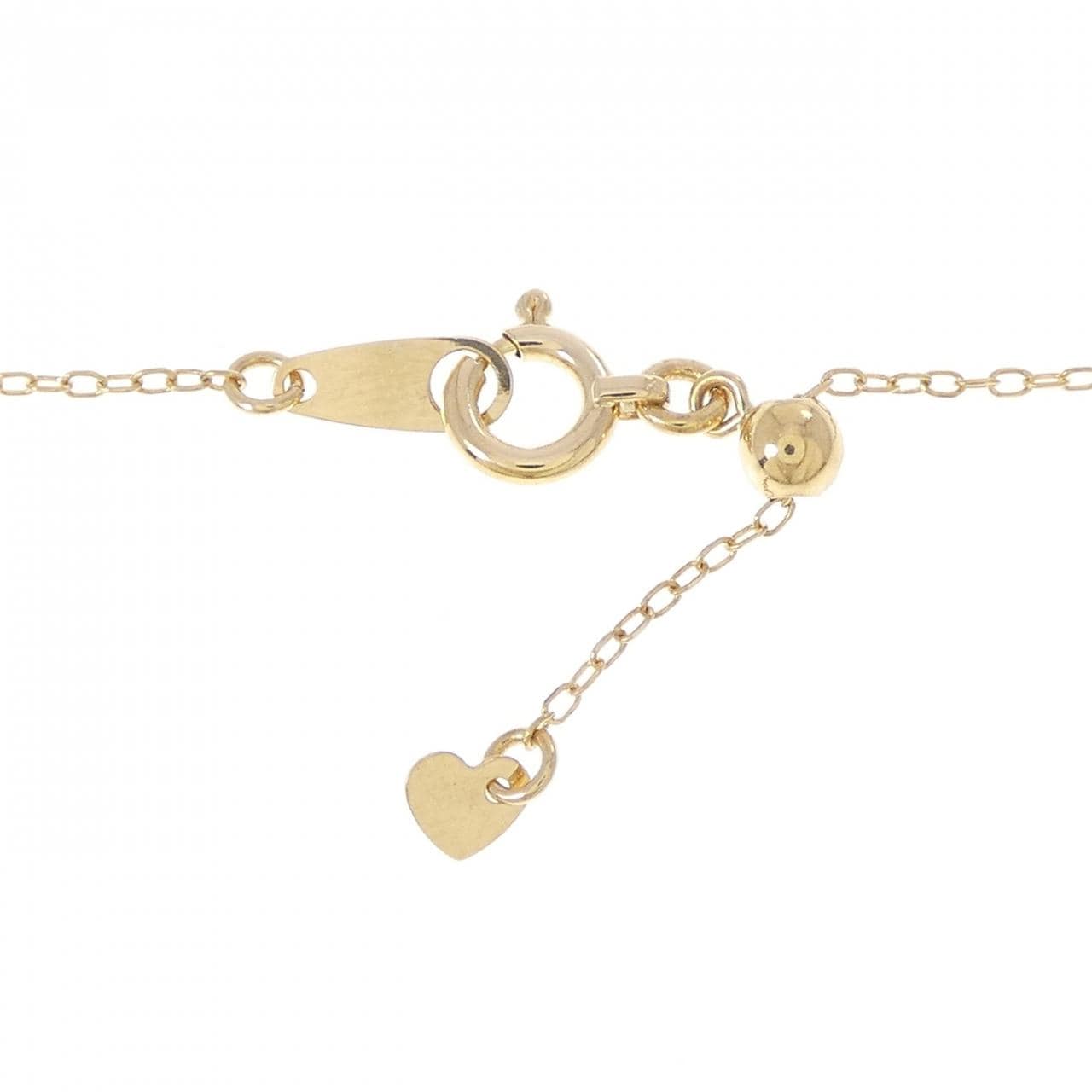 K18YG クロス ダイヤモンド ネックレス 0.20CT