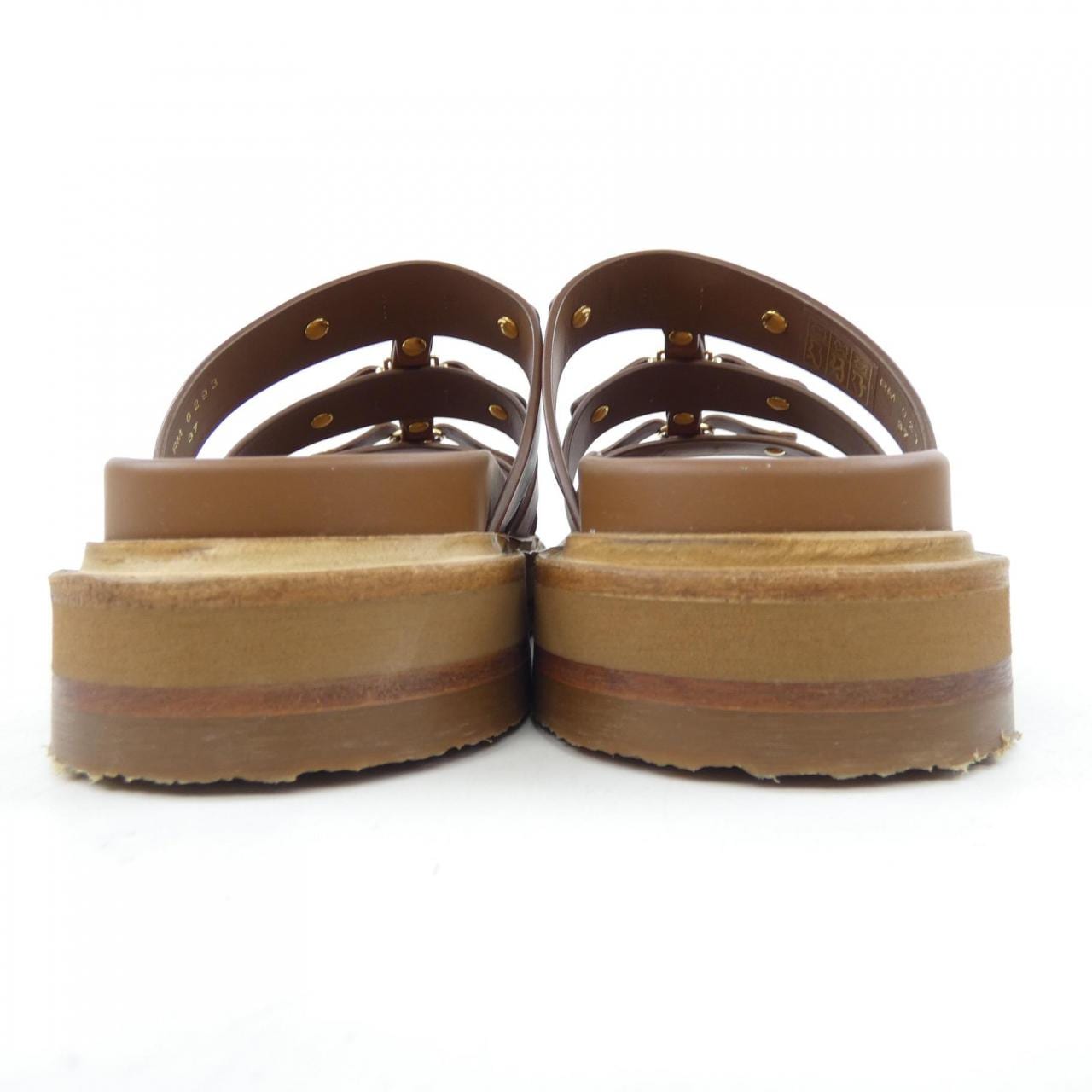 セリーヌ CELINE スライドティッピ トリオンフウエッジミュール 357283766C サンダル