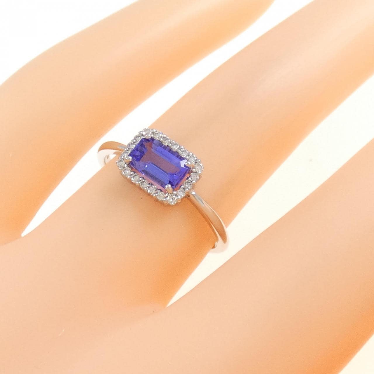 【新品】PT タンザナイト リング 0.61CT