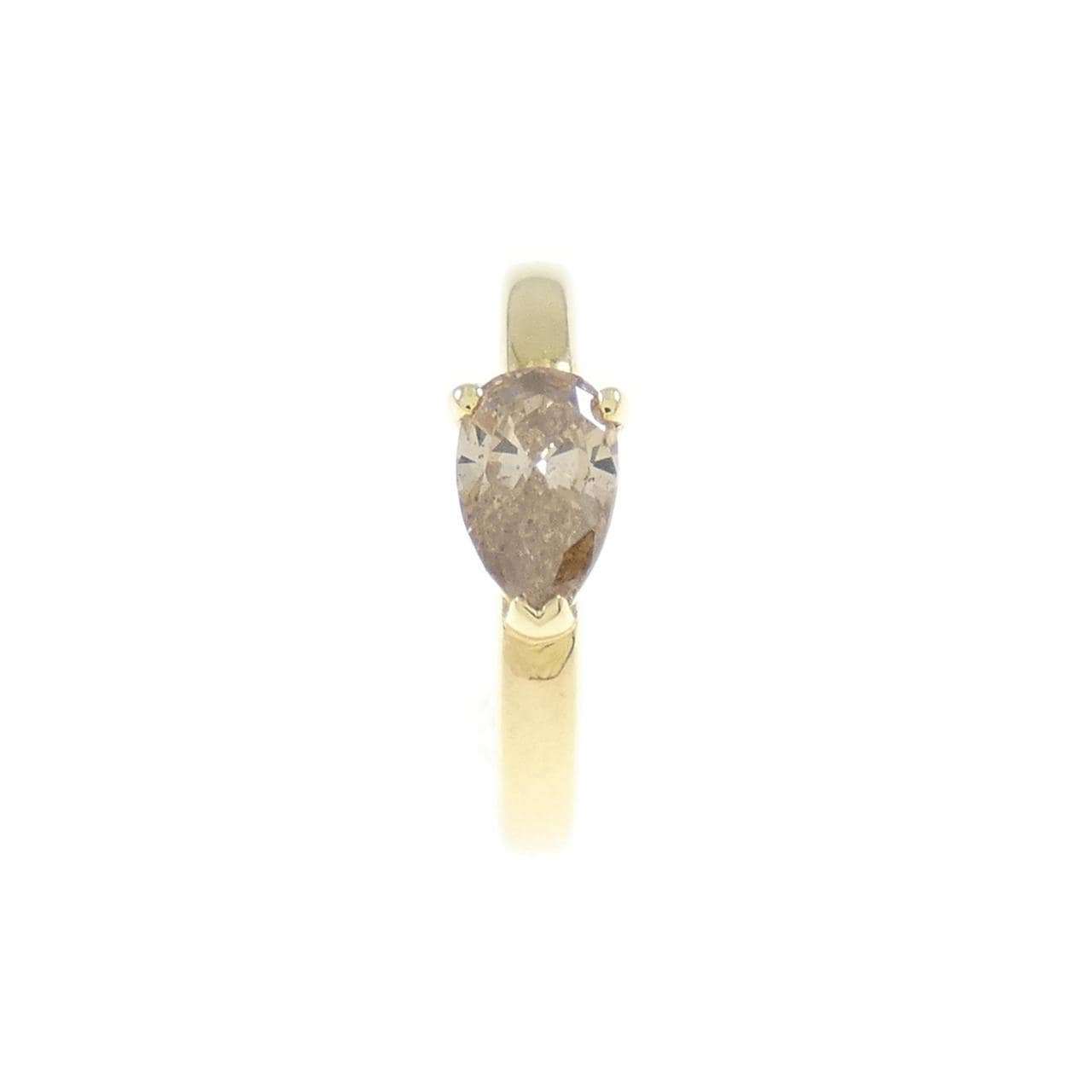 [新品] K18YG钻石耳夹 0.17CT单耳