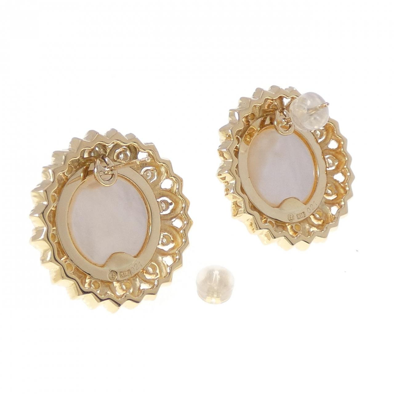 K18YG マベパール ピアス